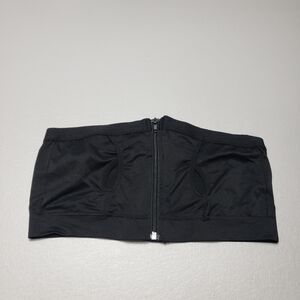 Secret treasures breast-pump black bra maternity women's size large